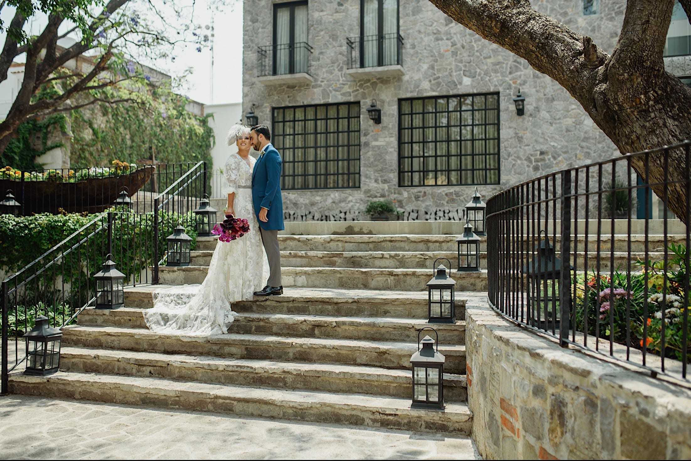 fotos de boda en azul talavera hotel