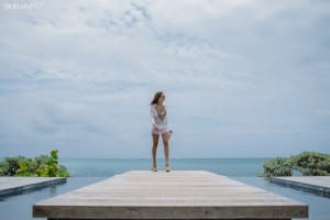 bride to be at nizuc resort